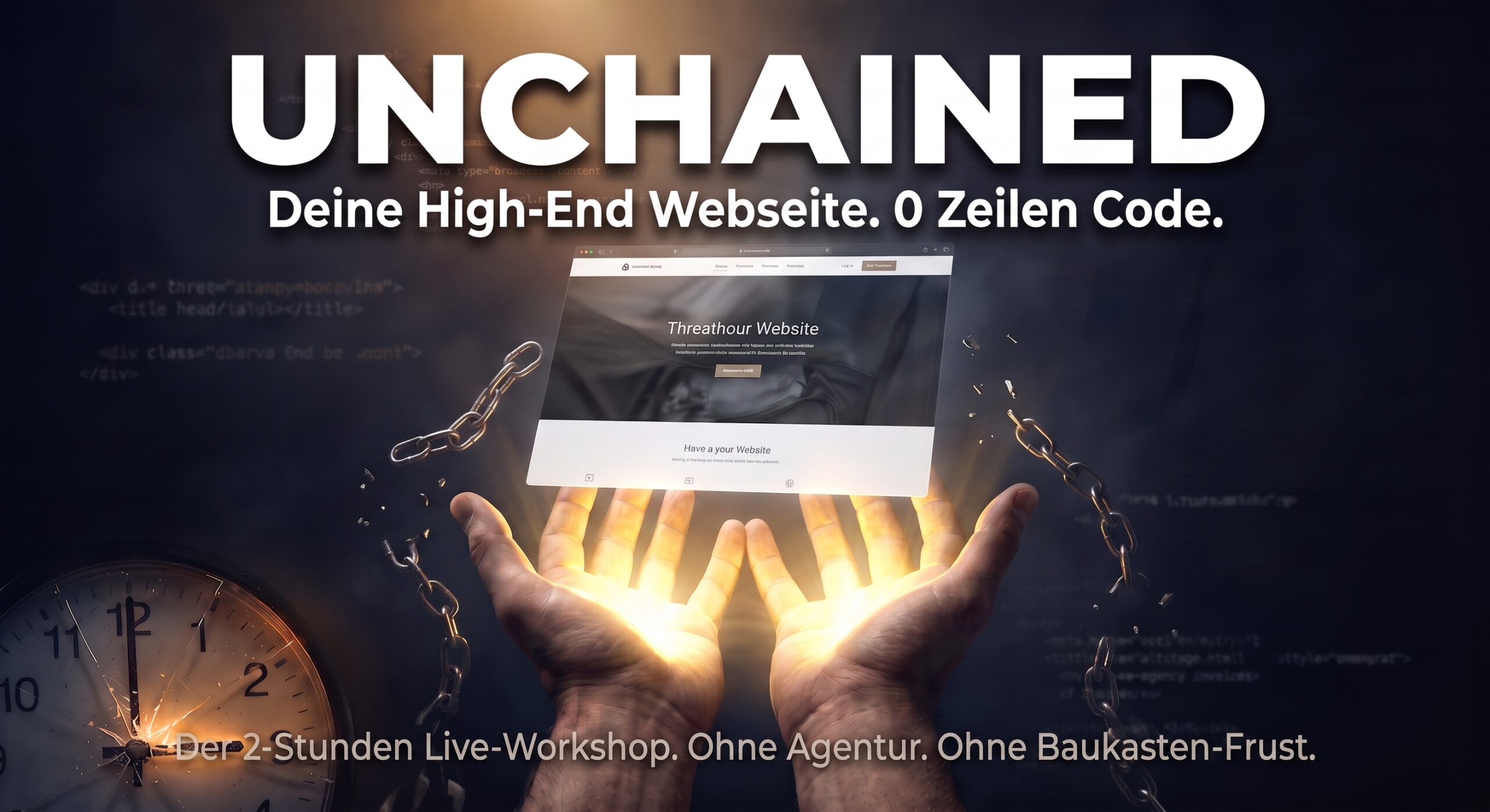 Titelbild des Unchained Workshops